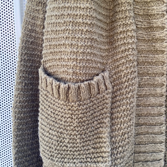 Madewell Olive Green Ruffled Knit Sweater - Picture 2 of 4